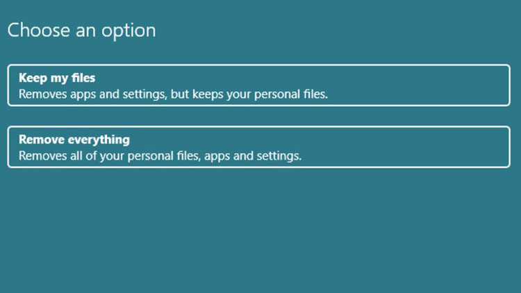 Reset PC